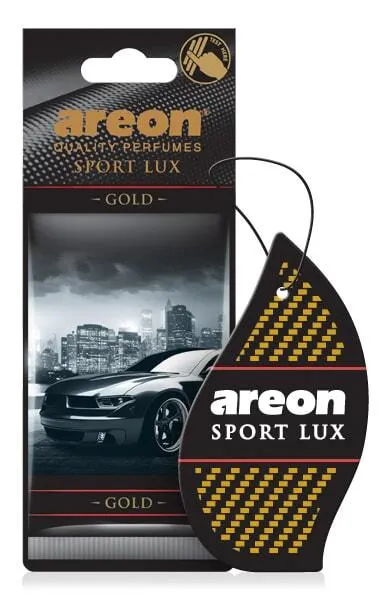 Освежитель Areon LUX / SPORT GOLD/комплект.10 шт./704-411-3G