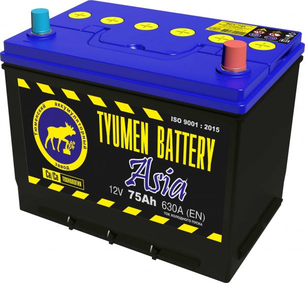 75 п.п. Tyumen Battery ASIA D26 630А (266*172*220)