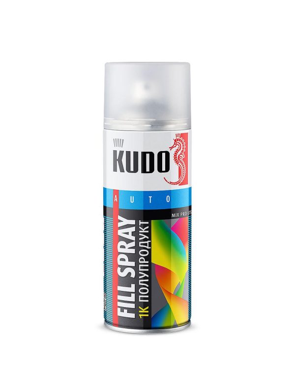 Полупродукт Fill Spray 1K универсальный KUDO 520мл. /кор.6шт./ KU-9900