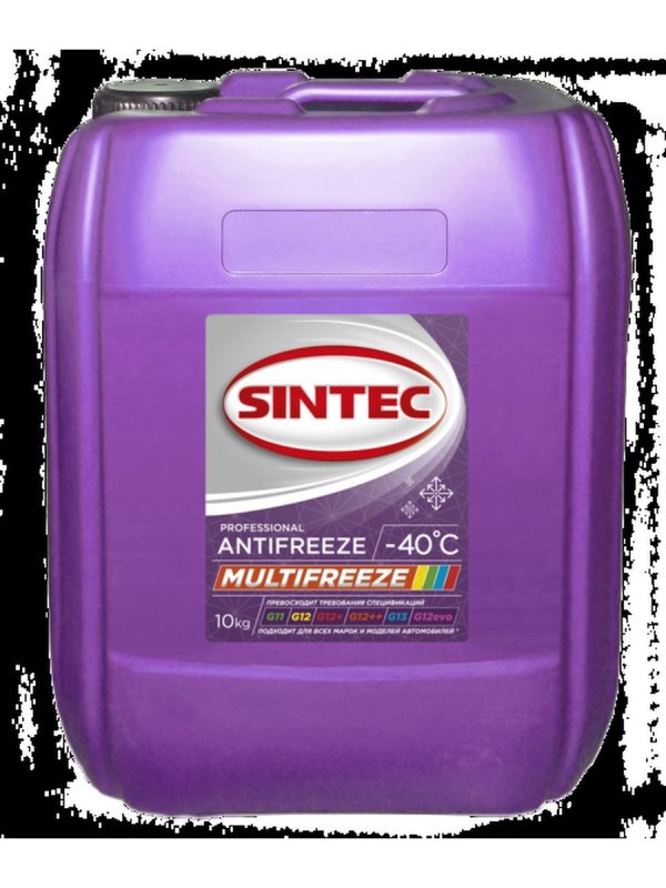 Антифриз -40 Sintec MULTI FREEZE 10кг. АКЦИЯ 2кг. бесплатно