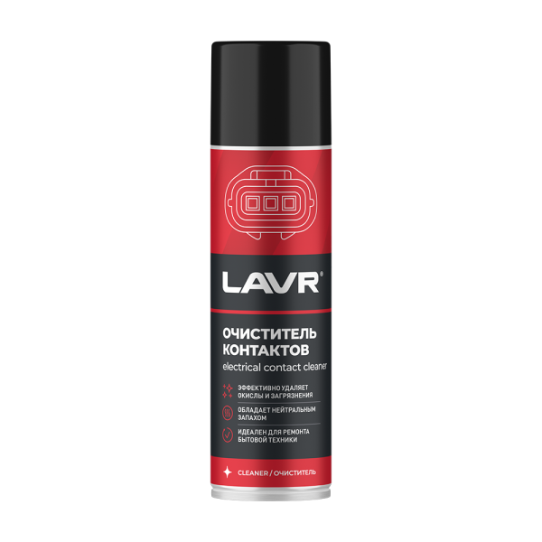 Очиститель контактов Electrical contact cleaner LAVR  335мл. /кор.12шт./ Ln1728