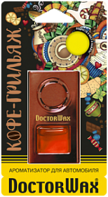 Ароматизатор Doctor Wax на дефлектор Кофе-Грильяж /кор.15шт./ DW0815