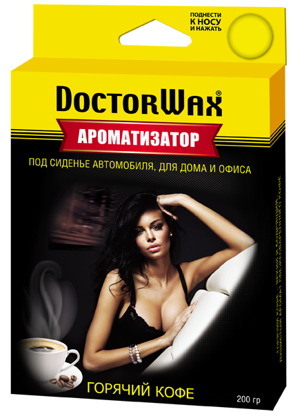 Ароматизатор Doctor Wax под сиденье Кофе /кор.40шт./ DW0806