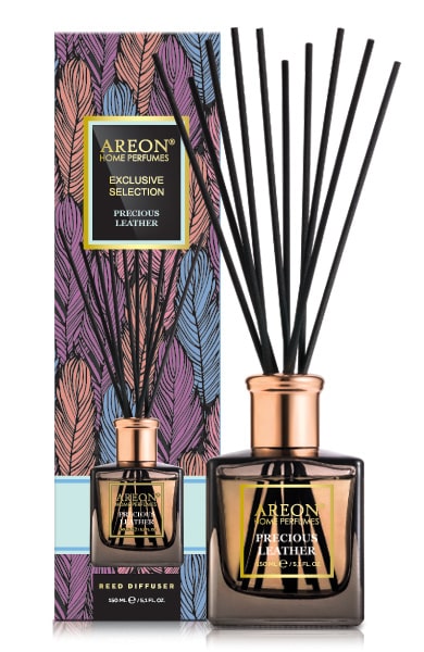 Ароматизатор Areon HOME Perfume Sticks Exclusive Selection /Precious Leather 150мл /1шт./ 704-HPE-02