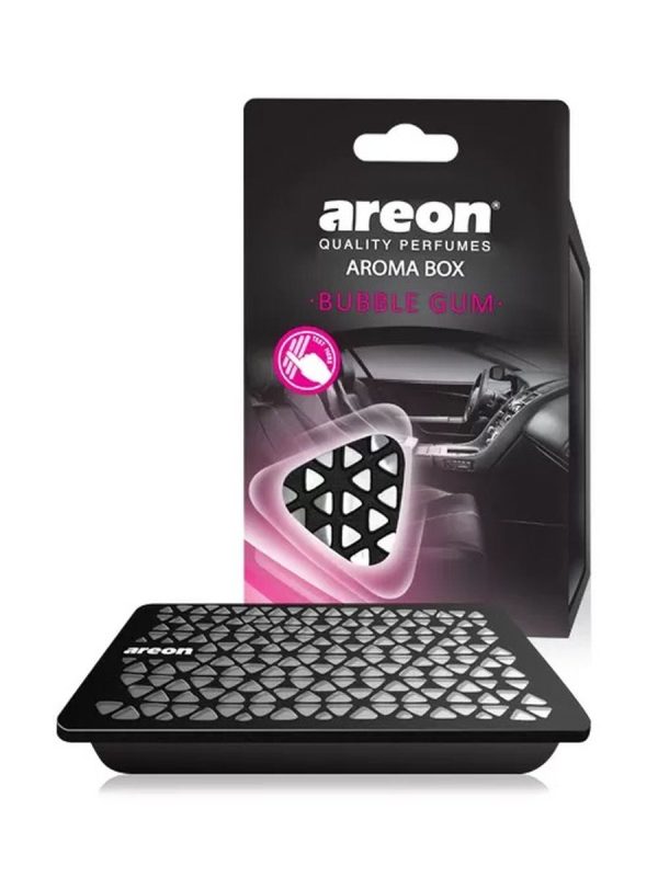 Освежитель Areon AROMA BOX / Bubble Gum (под сиденье) /6шт./кор.36шт./ 704-AВС-02