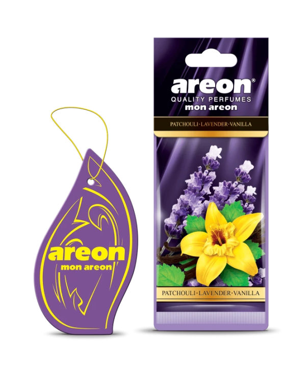 Освежитель Areon MON AREON / Patchouli Lav Vanilla /комплект.10шт./ 704-043-334