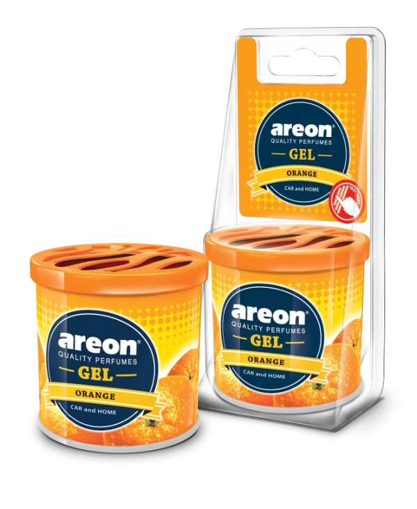 Освежитель Areon GEL CAN Blister / Оrange /блок 6шт./кор.72шт./ GCB02