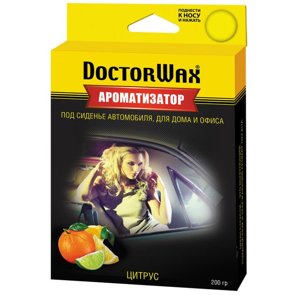 Ароматизатор Doctor Wax под сиденье Цитрус /кор.40шт./ DW0819