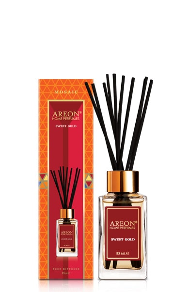 Ароматизатор Areon HOME Perfume Sticks Mosaic / Sweet Gold 85мл. /1шт./ 704-PSM-04