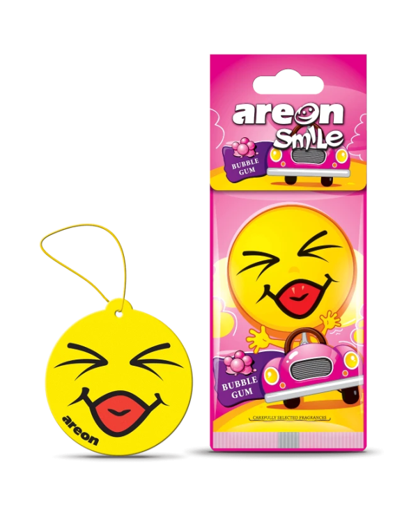 Освежитель Areon SMILE RING / Bubble Gum /комплект.10шт./ 704-SMR-312