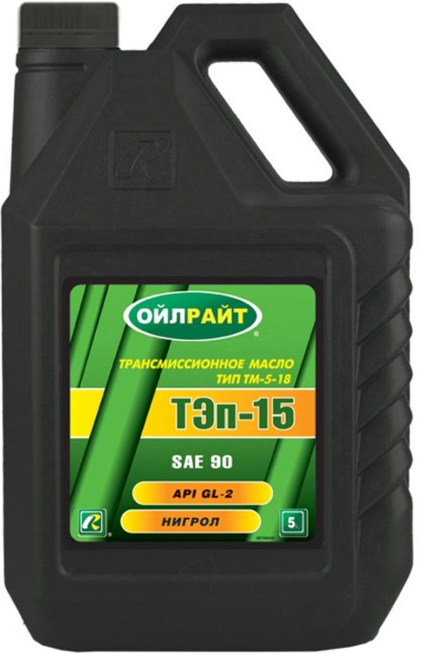 ТЭП-15В OILRIGHT   5л. мин. API GL-2 Масло трансмиссионное (Нигрол) /кор.4шт./