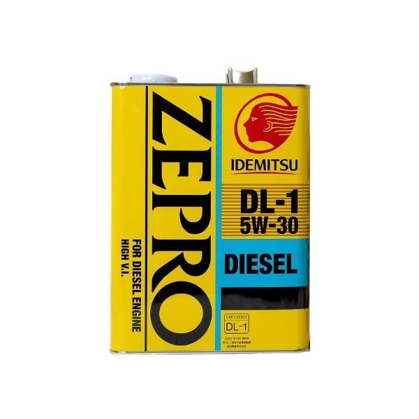 5/30 Zepro Diesel DL-1 IDEMITSU   4л. п/синт. Масло моторное /кор.6шт./ ж/б