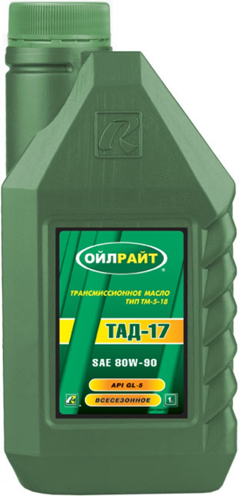 80/90 ТАД-17 (ТМ-5-18) OILRIGHT   1л. мин. API GL-5 Масло трансмиссионное /кор.8шт./