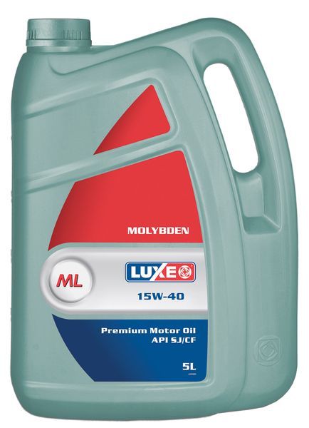 15/40 Molybden LUXE   5л. п/синт. API SJ/CF Масло моторное /кор.4шт./