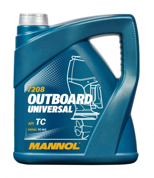 2T Outboard Universal MANNOL   4л. мин. API TC-W2 Масло моторное /кор.4шт./