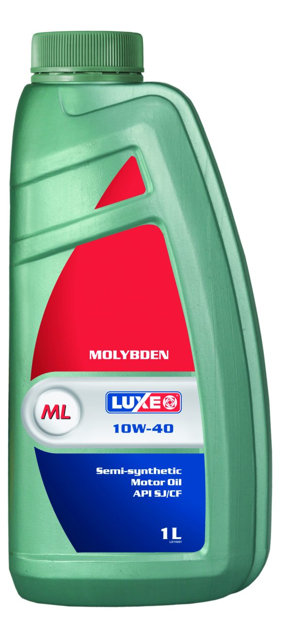 10/40 Molybden LUXE   1л. п/синт. API SJ/CF Масло моторное /кор.12шт./