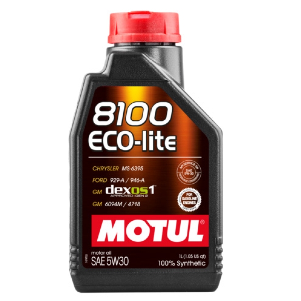 5/30 8100 Eco Lite MOTUL   1л. синт. API SP-RC Масло моторное /кор.12шт./