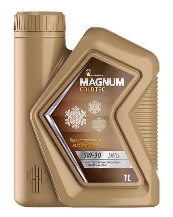 5/30 Magnum Coldtec Rosneft   1л. синт. API SN/CF Масло моторное /кор.12шт./ NEW