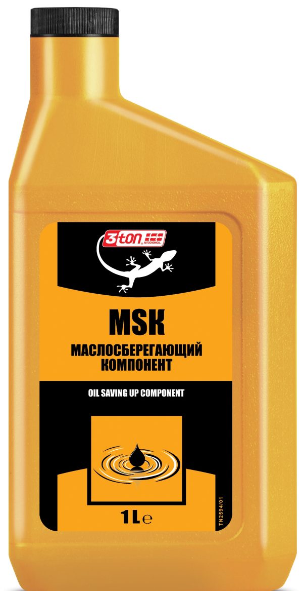 Маслосберегающий компонент MSK (add to MOTOR OIL) 3ton 1л. /кор.12 шт./ TM-107