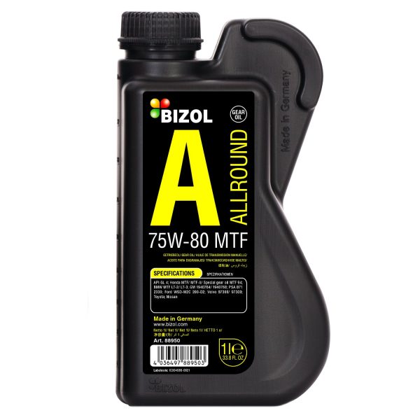 75/80 Allround Gear Oil MTF BIZOL   1л. синт. API GL 4 Масло трансмиссионное /кор.12шт./ 88950