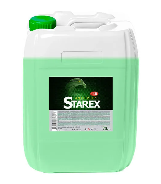 Антифриз (-40) зеленый G-11 Green STAREX  20кг. (Север)