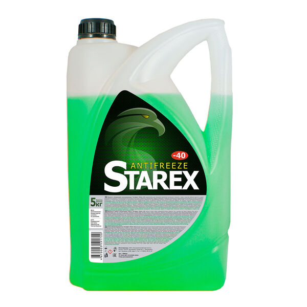 Антифриз (-40) зеленый G-11 Green STAREX   5кг. (Север) /кор.4шт./