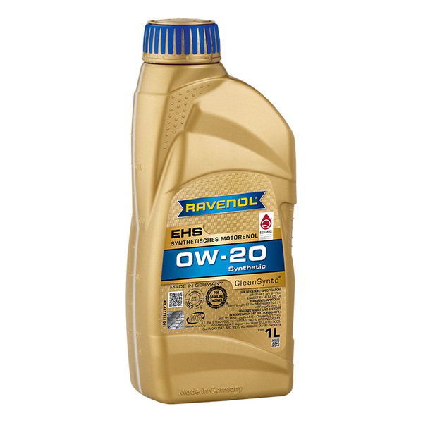 0/20 EHS RAVENOL   1л. синт. API SN Plus/SP (RC) Масло моторное /кор.12 шт./ 1111113-001