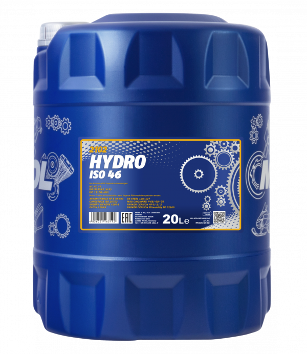 Hydro ISO 46 MANNOL  20л. мин. Масло гидравлическое