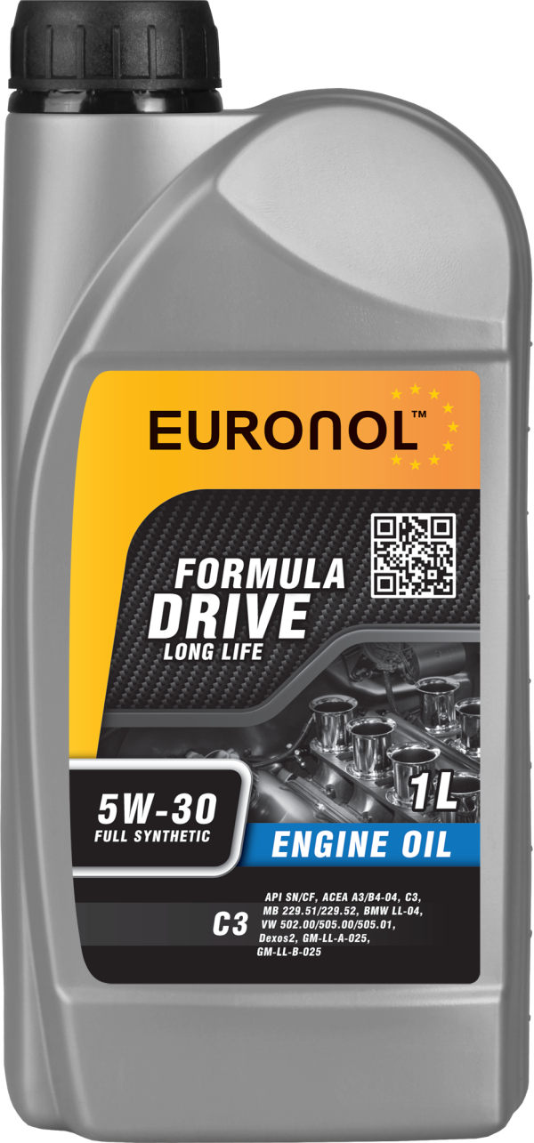 5/30 DRIVE FORMULA LL C3 EURONOL   1л. синт. API SN/CF Масло моторное