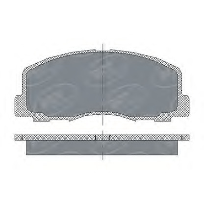 Тормозные колодки SCT SP 209 Lexus, Toyota /кор.4шт./