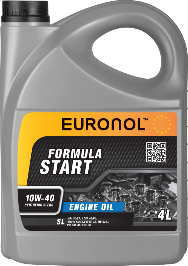 10/40 START FORMULA EURONOL   4л. синт. API SL/CF Масло моторное