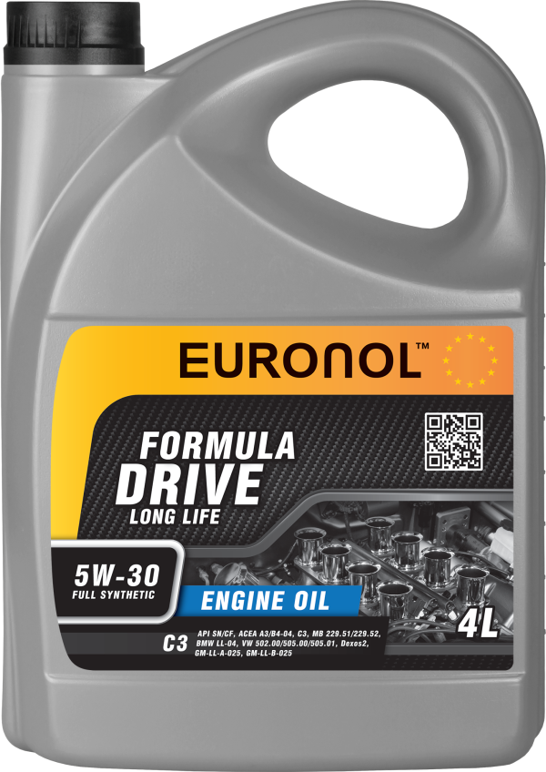 5/30 DRIVE FORMULA LL C3 EURONOL   4л. синт. API SN/CF Масло моторное