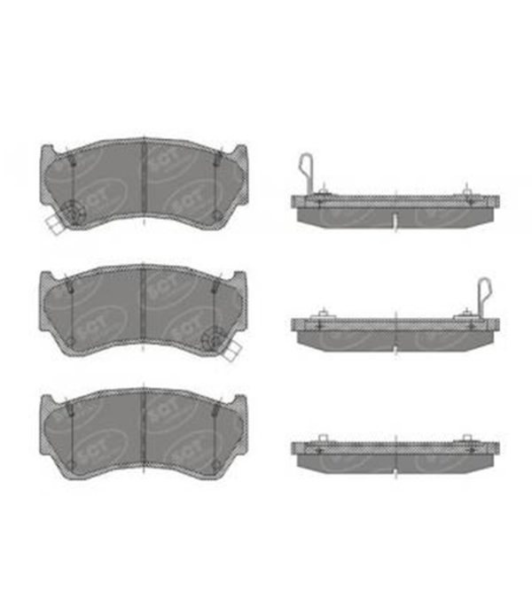 Тормозные колодки SCT SP 441 FR KIA Spectra 1.6 /кор.4шт./