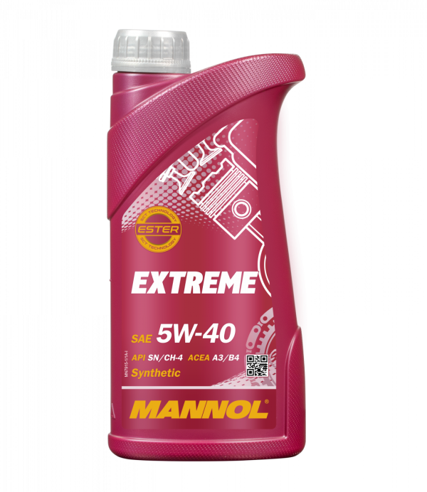 5/40 Extreme MANNOL   1л. синт. API SN/CH-4 Масло моторное /кор.20шт./