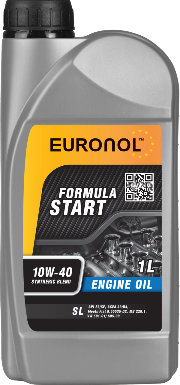 10/40 START FORMULA EURONOL   1л. синт. API SL/CF Масло моторное