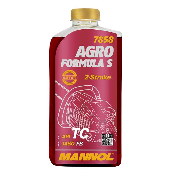 2T Agro Formula S MANNOL   1л. синт. API TC Масло моторное для садовой техники