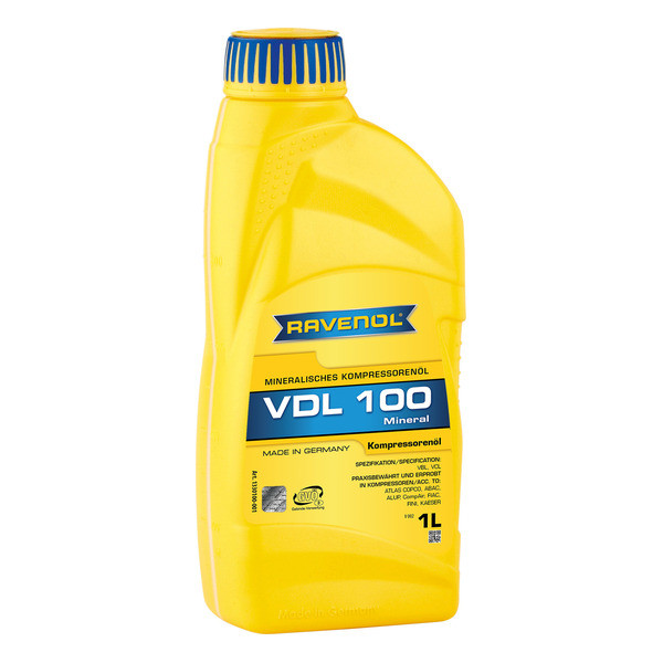 Kompressorenol VDL 100 RAVENOL   1л. мин. Масло компрессорное /кор.12шт./ 1330100-001