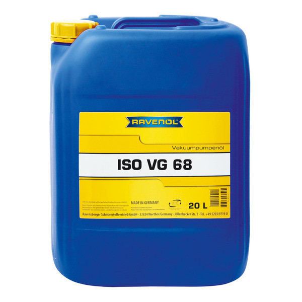 Vakuumpumpenöl ISO VG 68 RAVENOL  20л. мин. Масло компрессорное 1330706-020