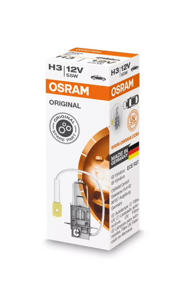 Лампа H3 12V 55W PK22s Original Line OSRAM 64151