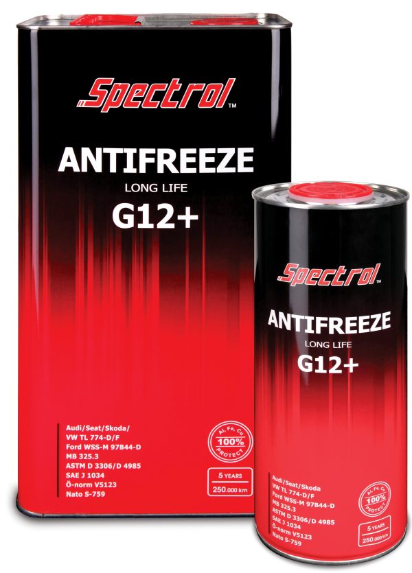 Антифриз (-40) красный G-12+ LongLife Spectrol   5кг. /кор.4шт./