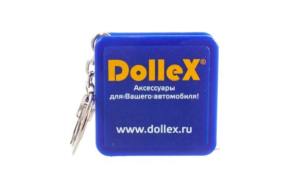 Рулетка-брелок c кольцом 1м. DOLLEX RUL01