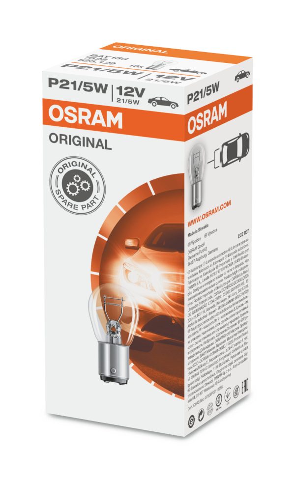 Лампа P21/5W 12V 21/5W BAY15d Original Line OSRAM 7528