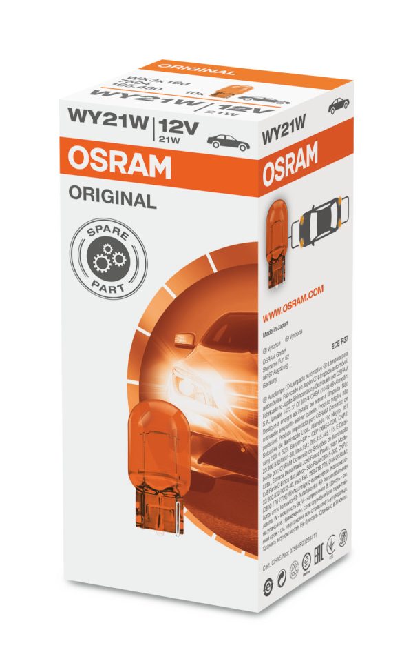 Лампа WY21W 12V 21W WX3x16d  Original Line OSRAM 7504