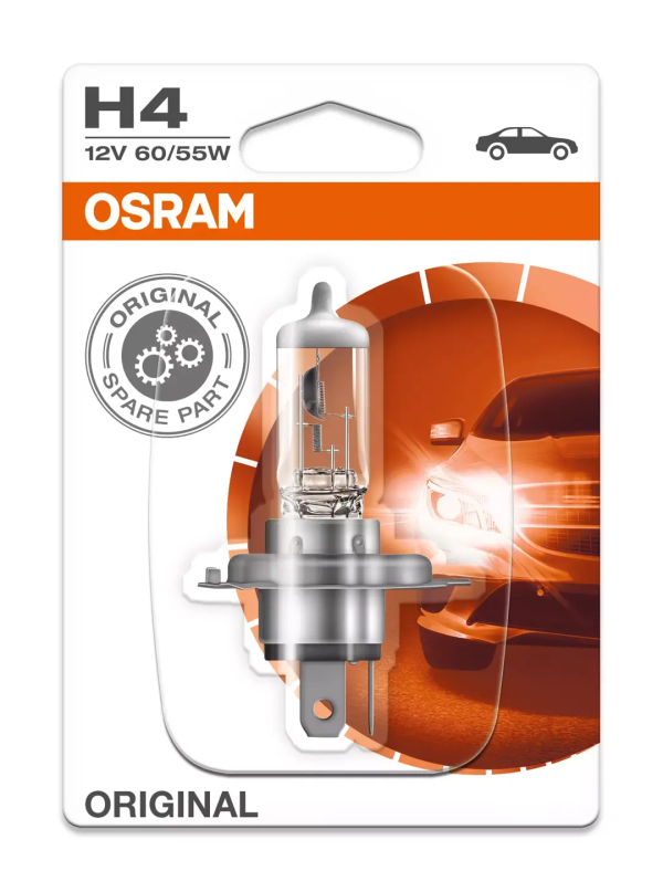 Лампа H4 12V 60/55W P43t-38 Original Line OSRAM 64193-01B