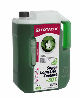 Антифриз (-50) зеленый TOTACHI Long Life Coolant (Green)   4л. /кор.4шт./