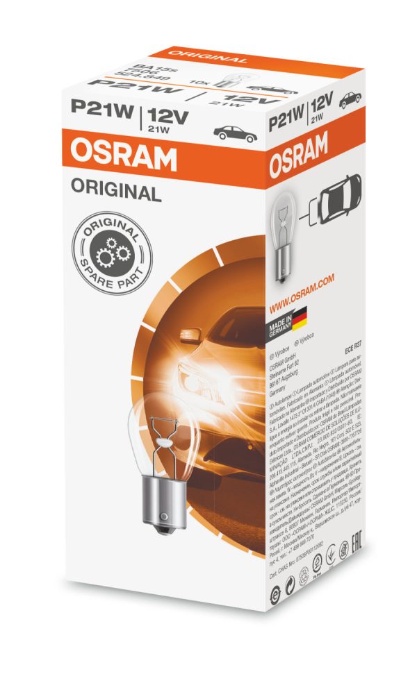 Лампа P21W 12V 21W  BA15s Original Line OSRAM 7506