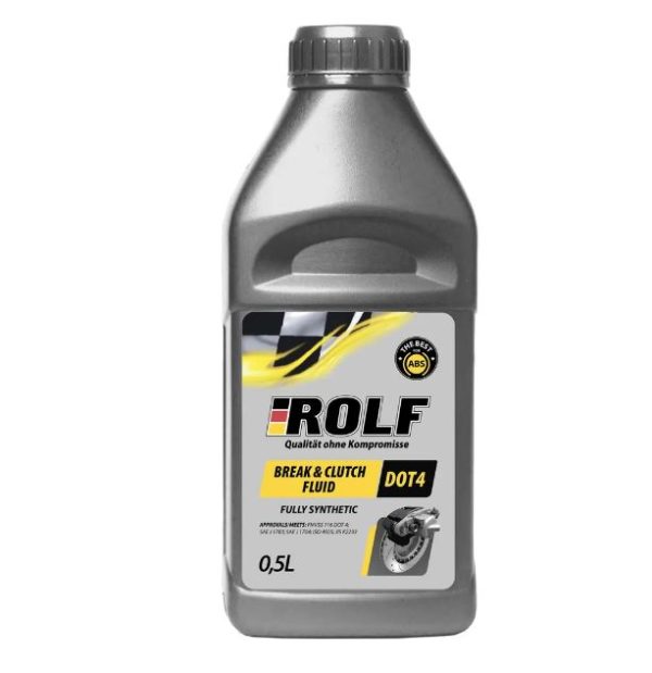 Т/ж DOT-4 Brake&Clutch Fluid ROLF  455гр. /кор.25шт./