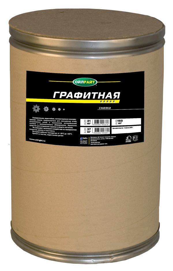 Смазка графитная OILRIGHT 37кг. синт.