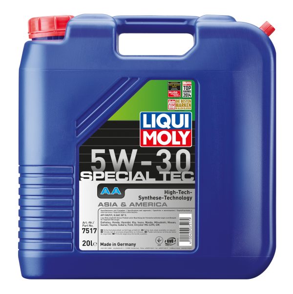 5/30 Special Tec AA LIQUI MOLY  20л. синт. API SP Масло моторное