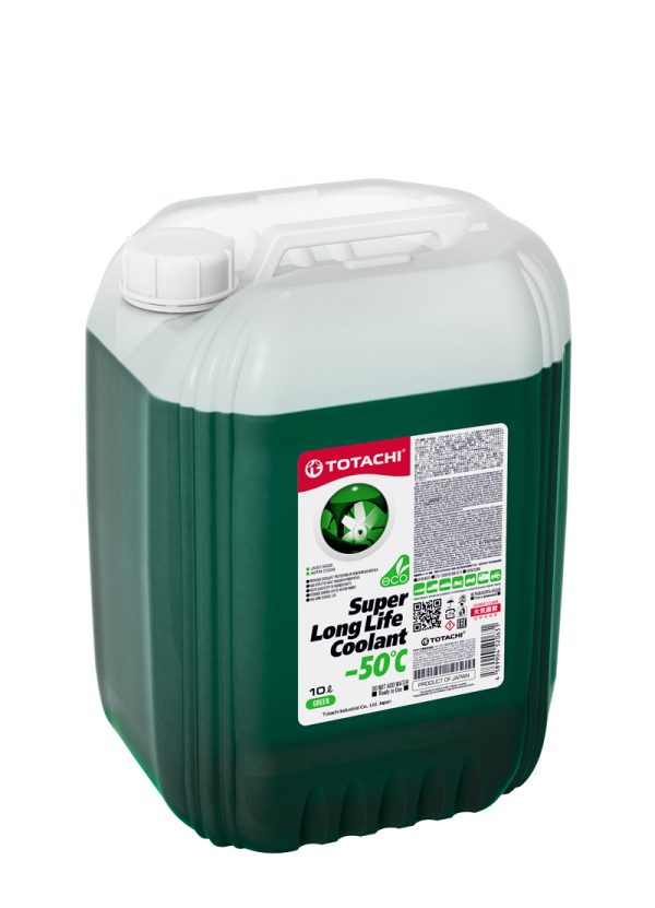 Антифриз (-50) зеленый TOTACHI Long Life Coolant (Green)  10л.